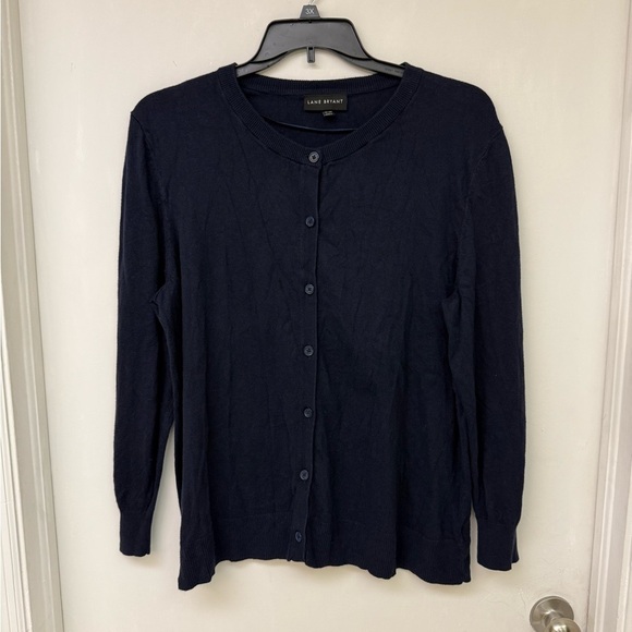 Lane Bryant Sweaters - Lane Bryant Navy Cardigan Size 18/20